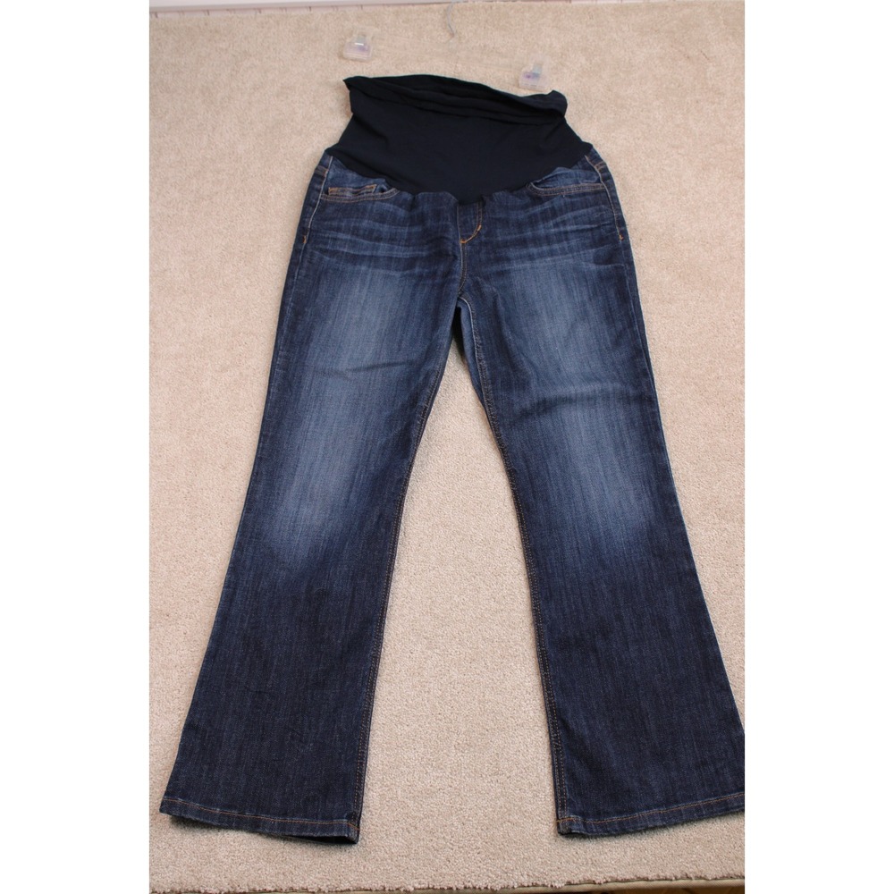 Joe's Jeans Maternity The Olivia Mid rise Cropped Flare Jeans Size 28